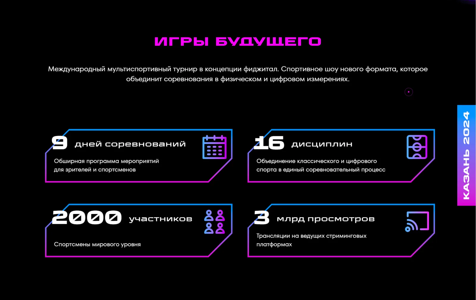 Сайт компании «Игры Будущего»: скриншот 6